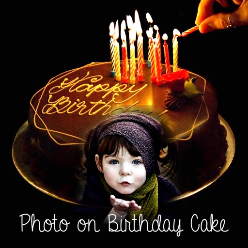 Name On  Happy Birthday Cake Icon