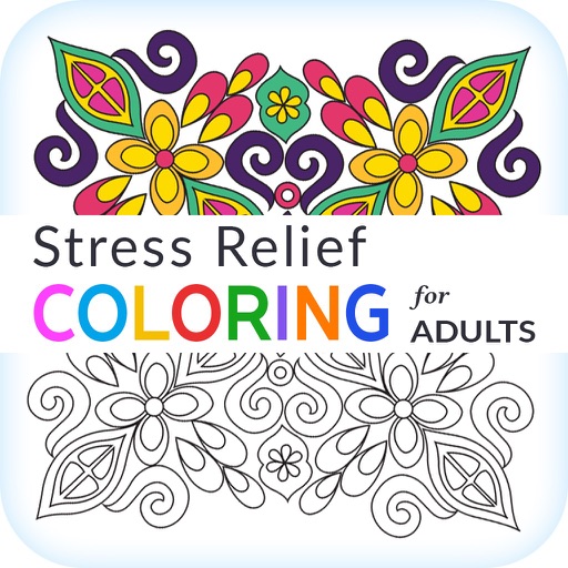 Stress Relief Adult Color Book iOS App