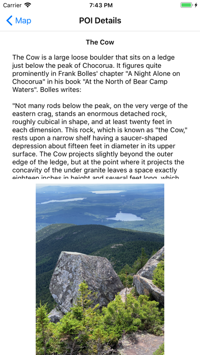 How to cancel & delete Chocorua Map from iphone & ipad 4