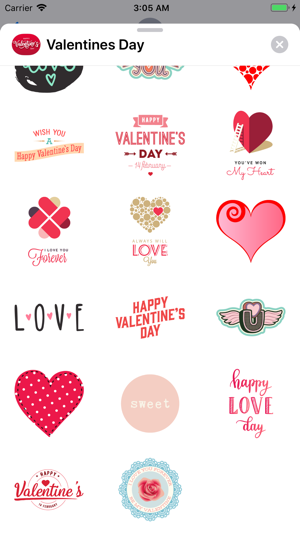 Valentines Day Stickers Pack(圖4)-速報App