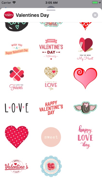 Valentines Day Stickers Pack screenshot-3