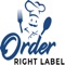 Order Right Label Solution allows restaurants to quickly and easily print on-demand, linerless labels for label carry-out and delivery orders