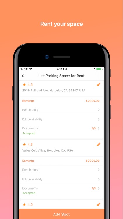 OrangeCone Shared Parking screenshot-4