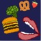 Drag the mouth to MUNCH the food until your heart's content, foods flashing green have turned rotten, AVOID, or a heart will be spent