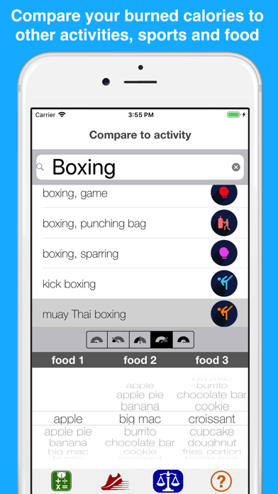calorie burn calculator - for sports, home, work and other activities Screenshot 3