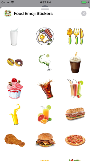 Food Emoji Stickers(圖6)-速報App