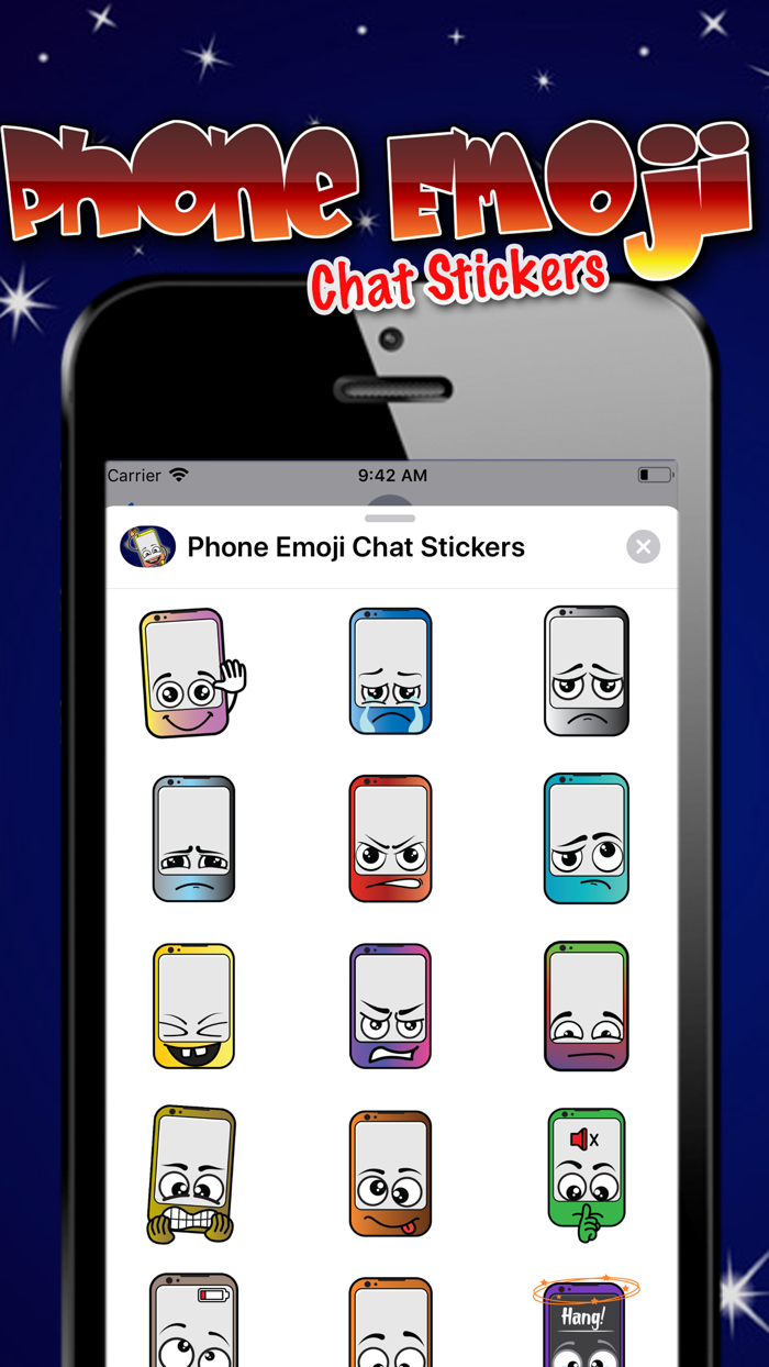 Phone Emoji Chat Stickers