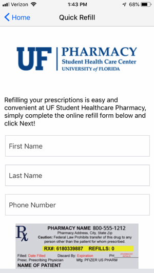 UF Student Health Pharmacy(圖4)-速報App