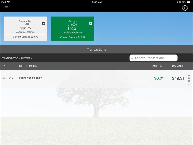 Bank of Oak Ridge Biz for iPad