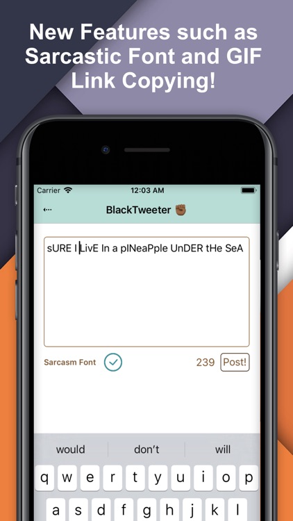 BlackTweeter screenshot-4