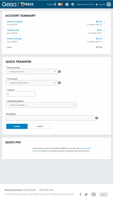 Gesa Xpress Digital Banking By Gesa Credit Union Ios United
