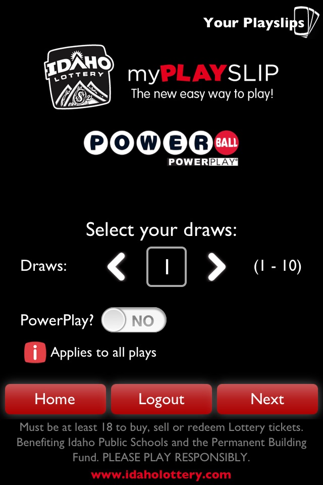 Idaho Lottery - myPlayslip screenshot 4