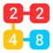 Number puzzle game is casual game about connect color dots together