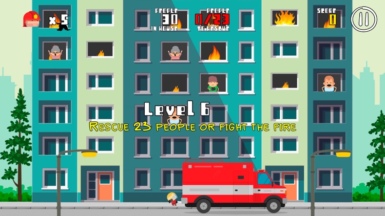 Flying Hero: City on fire