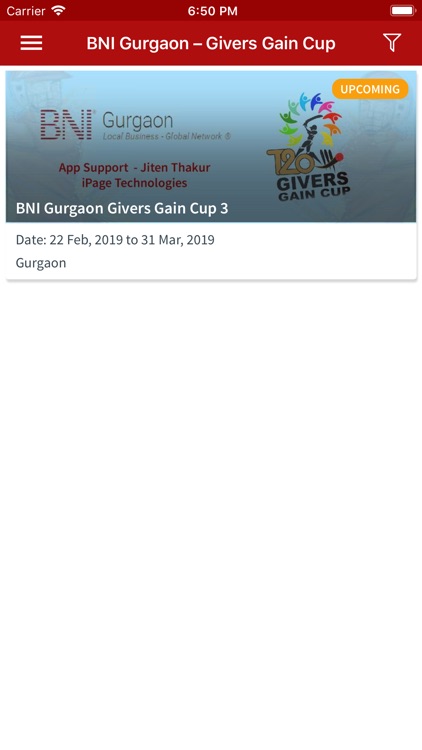 BNI Gurgaon – Givers Gain Cup