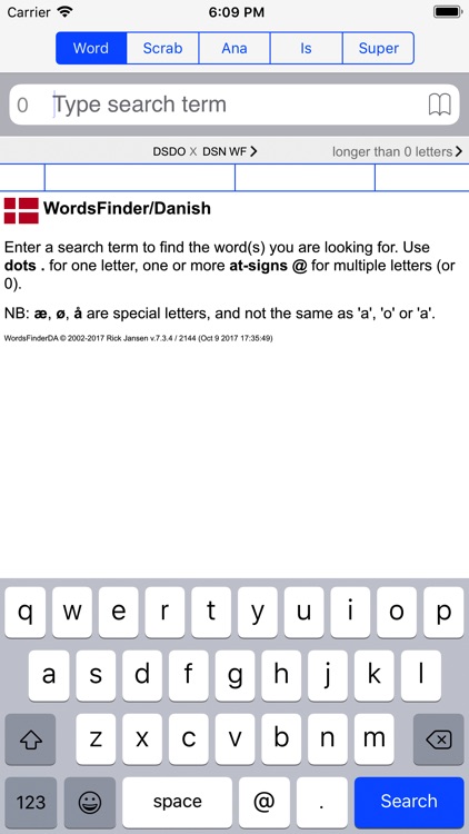 Dansk Words Finder PRO