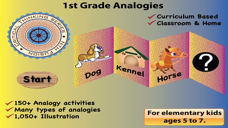 1st Grade Picture Analogy