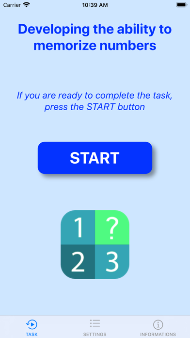 Training to save numbers image #1