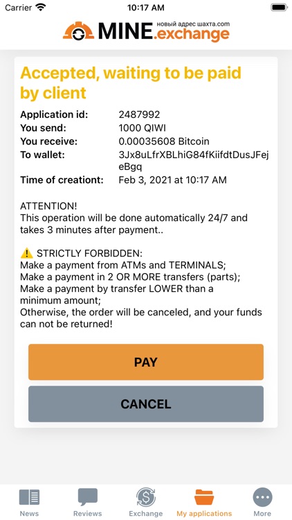 MINE.exchange screenshot-5