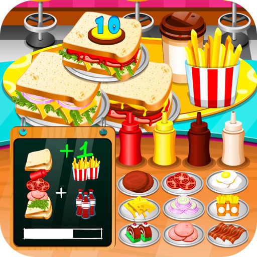 Sandwiches maker restaurant icon