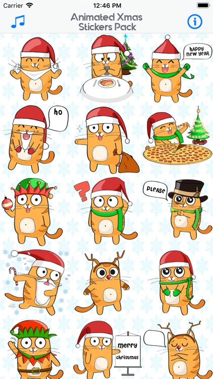 Animated Xmas Stickers Pack