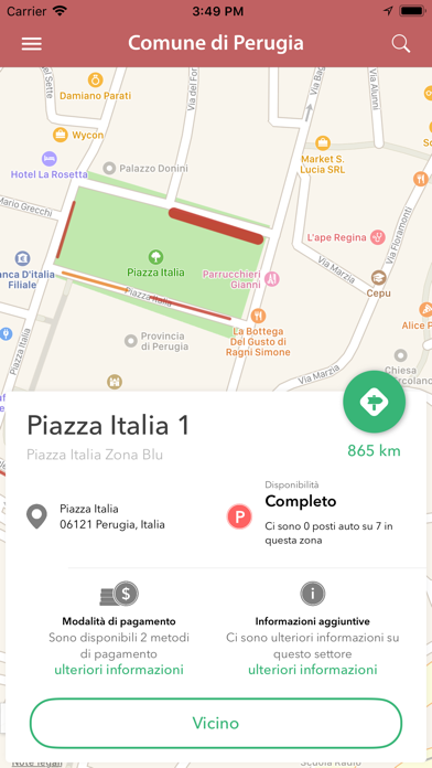 Parcheggi Perugia screenshot 2