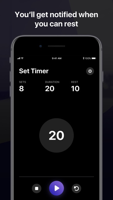 Meauve – Interval timer screenshot 2
