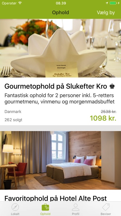 Deal - lokale tilbud og ophold