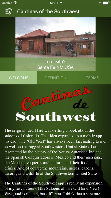 How to cancel & delete Cantinas of the Southwest from iphone & ipad 3