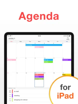 Screenshot 1 S Calendario - Agenda Sencilla iphone