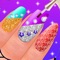 In this Nail art and hand spa game you will have many different options like: