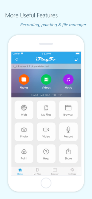 ‎iPlayTo - Media Cast Screenshot