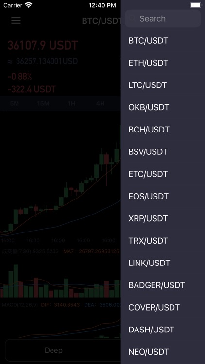 BTC Real Time Price Widget screenshot-5