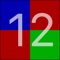 Twelves is a puzzle game in which the player slides colored squares around a board, trying to combine all twelve squares of each color