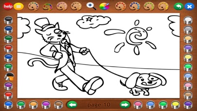 How to cancel & delete Coloring Book 16: Silly Scenes from iphone & ipad 3