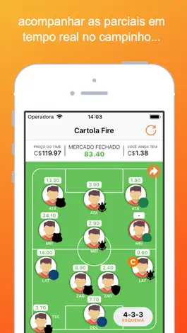 Game screenshot Cartola Fire apk