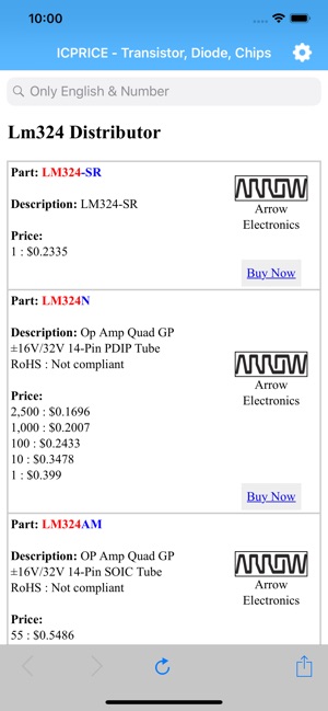 ICPRICE - Transistor, Diode(圖2)-速報App