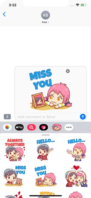 Story Love Stickers Pack(圖4)-速報App