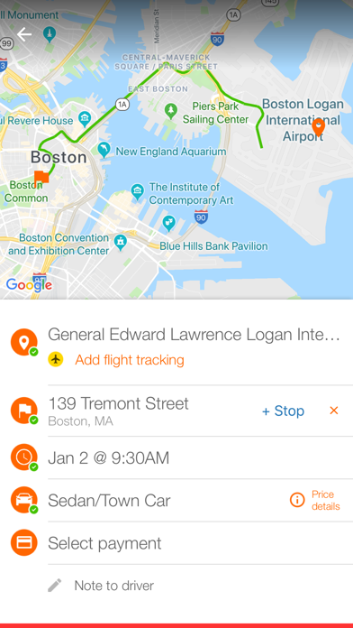 Boston City Ride Limo Service screenshot 3