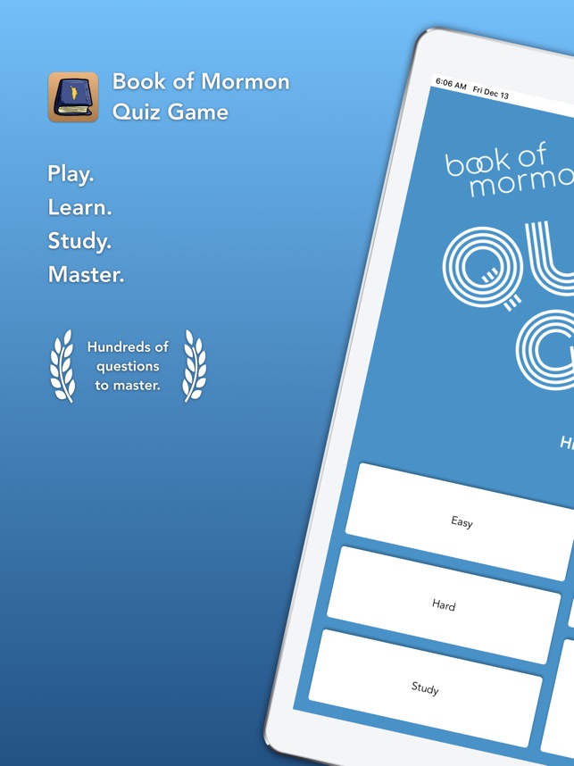 Book Of Mormon Quiz On The App Store