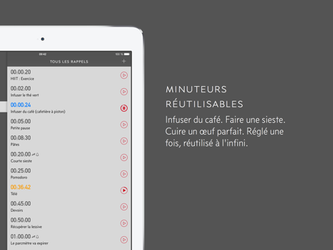 Due - Rappels & Minuteurs Due - Rappels & Minuteurs