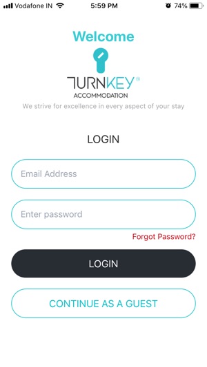 Turnkey Booking Request App