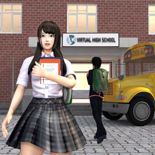 动漫学校的女孩生活模拟器游戏3D