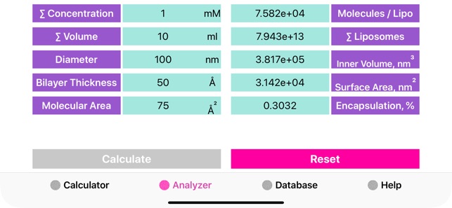 Liposome Calculator(圖2)-速報App