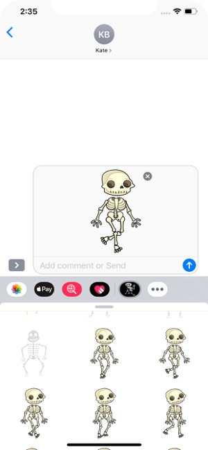 Skeleton Stickers Pack(圖7)-速報App