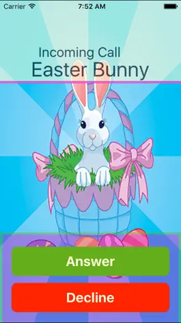 Game screenshot Fake call from Easter Bunny apk