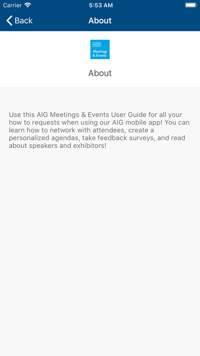 How to cancel & delete AIG Meetings & Events from iphone & ipad 4