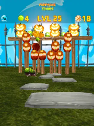 Ball Tossing Pumpkin vs Tennis, game for IOS