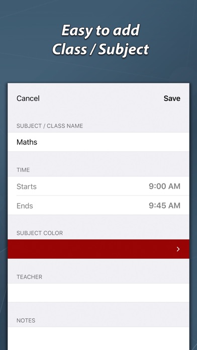 Timetable & Homework Planner screenshot 4