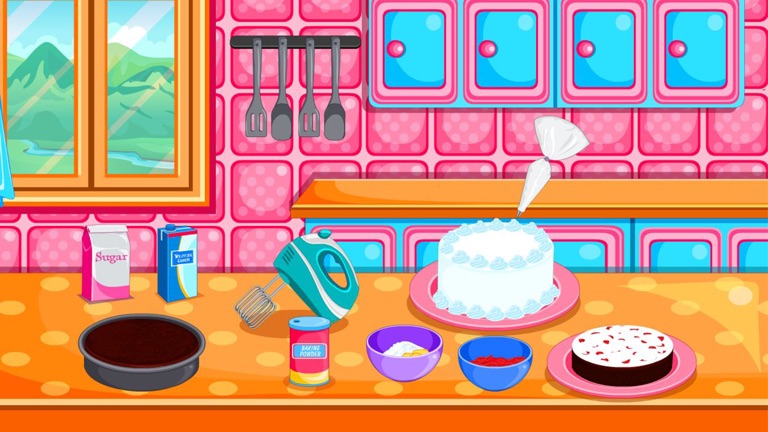 【图】Baking black forest cake games(截图1)